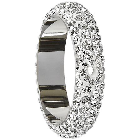 Swarovski BeCharmed & Pavé Beads - 85 001 - Pave Thread Ring Bead